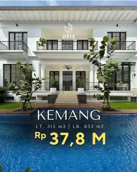 Kemang Dalam Brand New House Modern Classic Design Exclusive Area