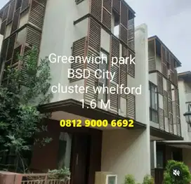 Dijual Rumah 3 Lantai Murah Whelford Greenwich BSD City Tangerang