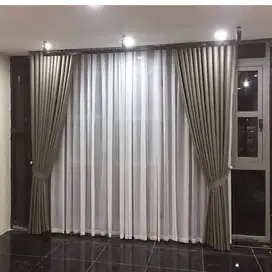 Pesan Tirai Gorden Jendela Gordyn Mewah Hordeng Terbaru Murah