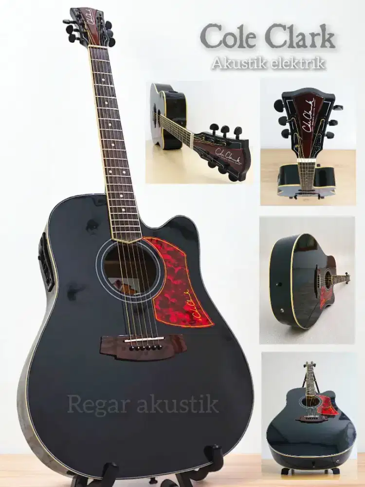 Gitar akustik elektrik Cole clark