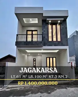 DI JUAL RUMAH BARU DI JAGAKARSA JAKARTA SELATAN