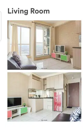 La.1164 Turun Harga  Dijual Cepat Apt Tifolia Fullfurnish Siap Huni