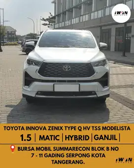 2023 Toyota Innova Zenix Q HV Tss Modelista Hybrid 2.0 AT