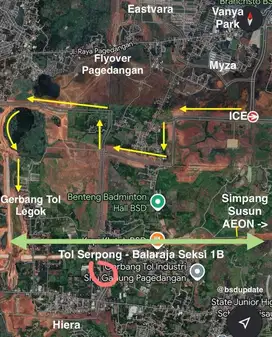 Dijual Kavling Pagedangan  Row Jalan Ramai Cocok Untuk Berbagai Usaha