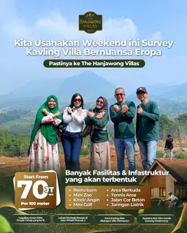 Jual murah kavling SHM view indah di dekat Villa khayangan