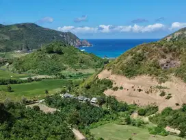 Tanah murah dekat pantai Mawun Kuta Mandalika Lombok. Cocok utk villa