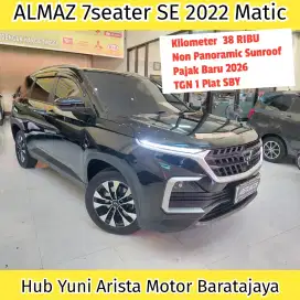 Wuling ALMAZ 7Seater SE 2022 KM38RB PjkBaru TGN1 SiapPakai#AlmazSBY