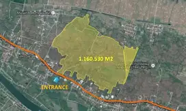Tanah Lokasi Strategis Nol Raya Bungah, Melirang Gresik