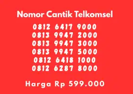 Nomor cantik telkomsel