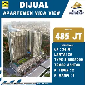 DIJUAL APARTMENT MURAH DI VIDA VIEW COCOK BUAT INVESTASI