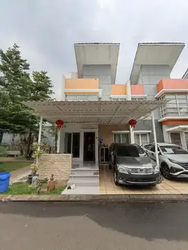 Rumah Milano Village Semifurnish Sebelah Taman