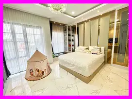 dhyana Rumah semifurnish ukuran 5x15m di komplek kavling polri jelamba