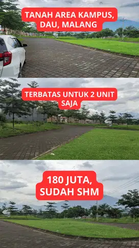 TANAH UNTUK KOS MEPET KAMPUS UIN 3 MALANG AREA SUMBERSEKAR
