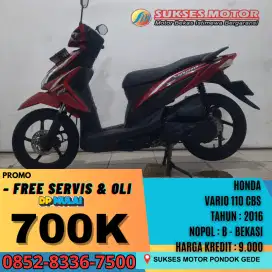 DP 700 RIBU HONDA VARIO 110 CBS TAHUN 2016