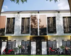 Rumah cantik murah 2 lantai dekat restoran sari idaman