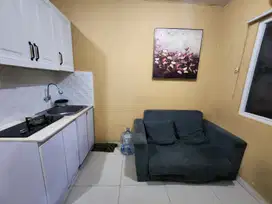 ready apartemen studio harian transit  fasilitas lengkap & wifi
