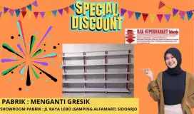 Rak minimarket Gondola