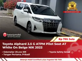 [ GARANSI 5TH ] Toyota Alphard 2.5 G ATPM TSS Pilot Seat AT 2022/2023