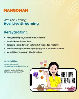 URGENTLY NEEDED HOST LIVE STREAMING