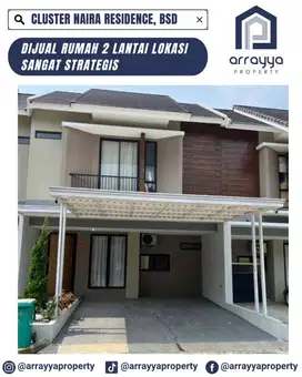 RUMAH 2 LANTAI LOKASI DI NAIRA RESIDENCE SERPONG - MD21