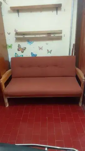 set meja kursi sofa kayu