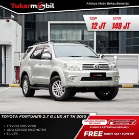 Toyota fortuner 2.7 G lux metik tahun 2010 kondisi isimewah pajak pjng