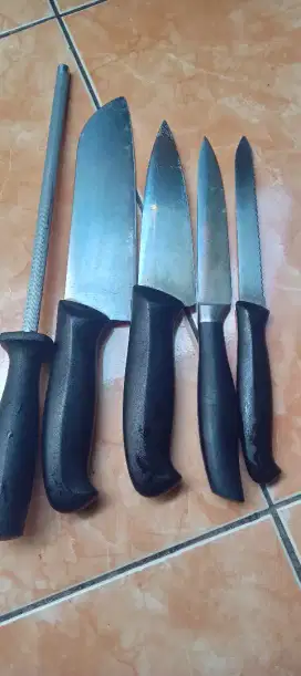Pisau dapur 1 set ada 5 macam