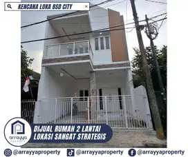 DIJUAL CEPAT RUMAH 2 LANTAI KENCANA LOKA BSD .GLB72.
