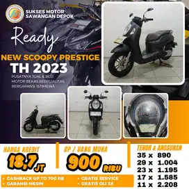 CASH KREDIT HONDA NEW SCOOPY PRESTIGE TH 2023 UNIT MULUS BERGARANSI