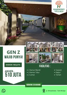 Mau Rumah Strategis Deket Cipageran Kolmas Cidahu Tanimulya Cimahi ?