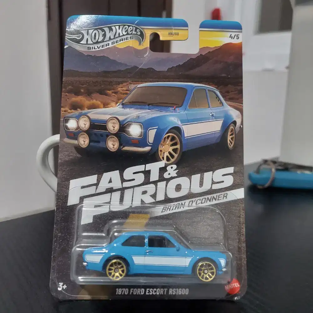 Hot Wheels 1970 Ford Escort RS1600 (Fast & Furious Series)
