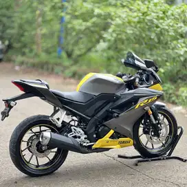 KM 800 PERAK AJA! YAMAHA YZF R15 V3 KUNING 2020 PAJAK PANJANG GASPOL