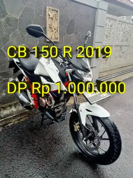 CB 150R 2019. Pajak ON. KM Low. Standar. Mulus. Ban OK. Cash/Kredit/TT