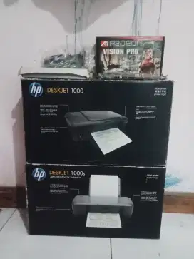 2 Printer HP deskjet 1000 s dan hp deskjet 1000 bonus 2 vga