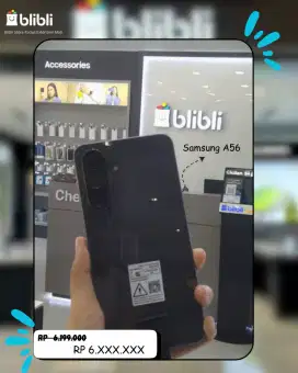 Samsung Galaxy A56 Free Voucher Aksesoris 500rb Bisa Cicilan