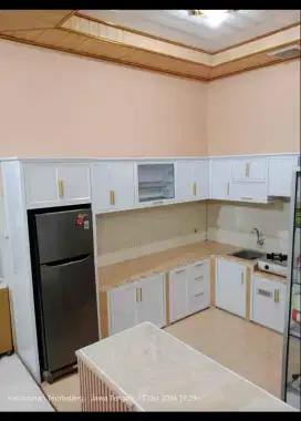 Kitchen set alumunium anti rayap harga termurah bahan tebal