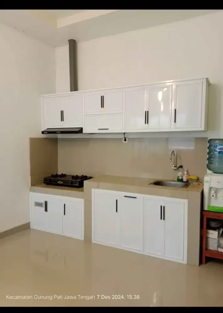 Kitchen set alumunium anti rayap harga termurah bahan tebal