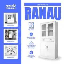 [SERBAGUNA] Lemari Arsip Besi RANAU – lemari besi 2 pintu | lemar