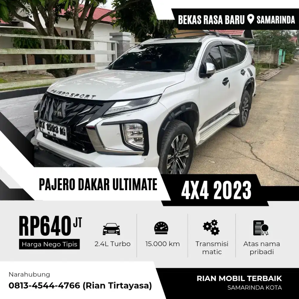 Pajero Dakar Ultimate 4x4 AT 2023
