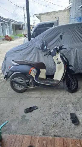scoopy 2021 warna biru dop, pjk hidup nama sendiri jual Rp 16.000.000