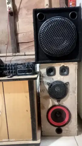 Amplifier. Bluetooth.&subwoofer 10 inch embassy double coil&speaker