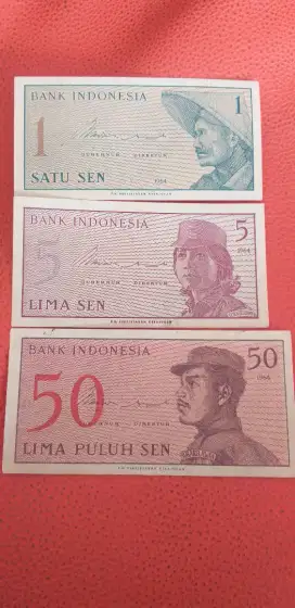 uang kertas kuno asli