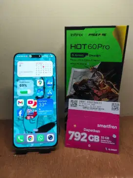 Infinix hot 60 pro 8+8 256 gb