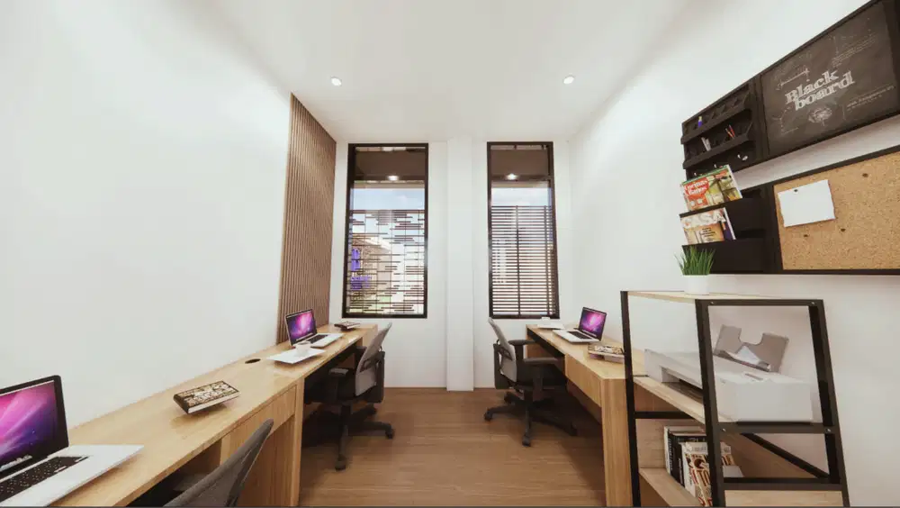 Sewa Ruang Kantor Private 6m2 Full Furnished