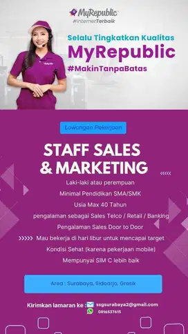 sales lapangan dan wifi