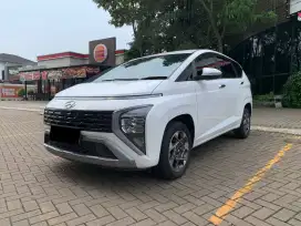 [ TERAWAT ] HYUNDAI STARGAZER PRIME 1.5 IVT AT MATIC 2023 PUTIH