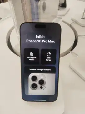 Promo cicilan tanpa kartu kredit iphone 16 promax 256GB