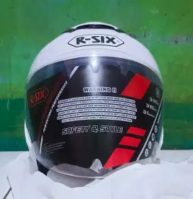 Helm R-SIX everest white glossy