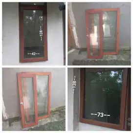 Jendela kaca kuat anti rayap air