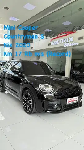 Mini Cooper Countryman S Nik 2020 Black Siap pakai